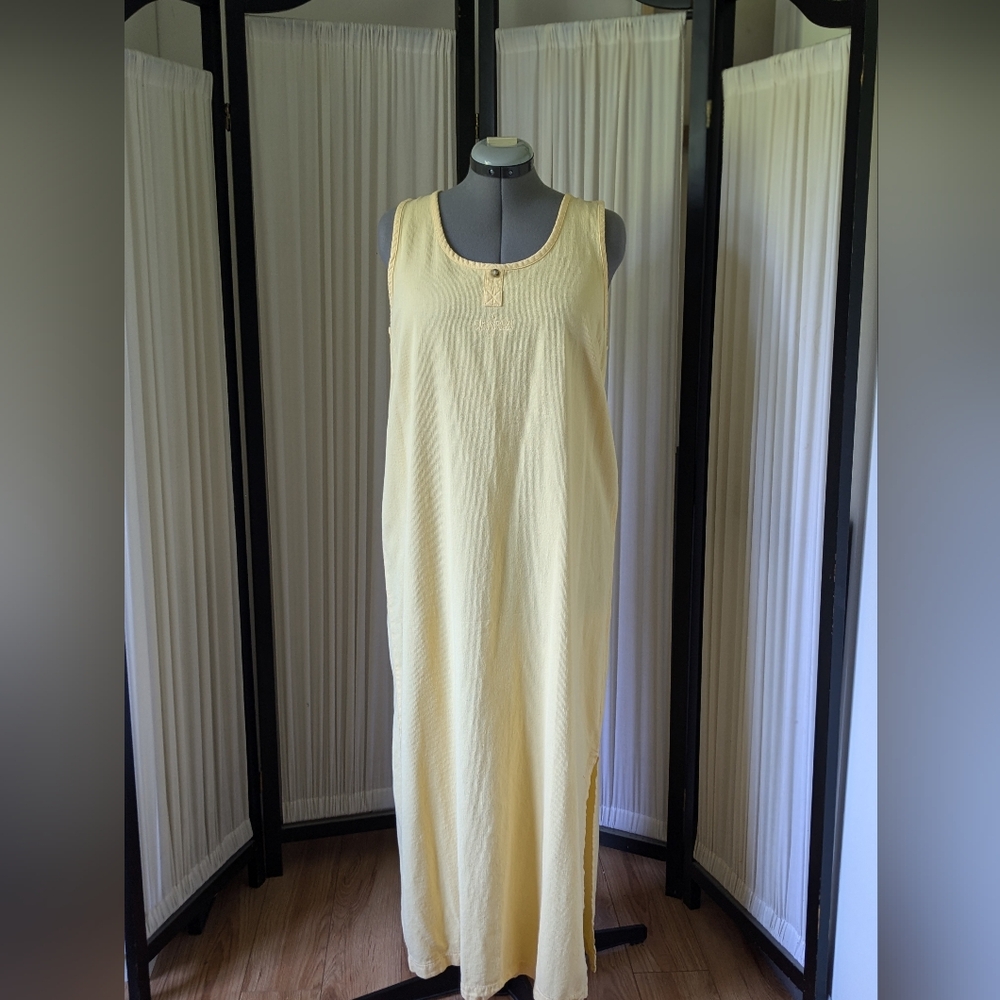 Vintage 80's, yellow dress